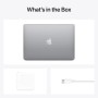 MacBook Air 13.3" Retina/ Apple M1 (CPU 8-core, GPU 7-core, Neural Engine 16-core)/8GB/256GB - Space Grey - US KB (US power supp